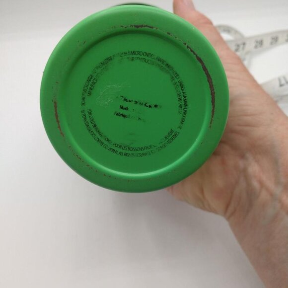 Starbucks Grande Kelly Green Stainless Steel Cold Cup w/plastic straw - Picture 4 of 7